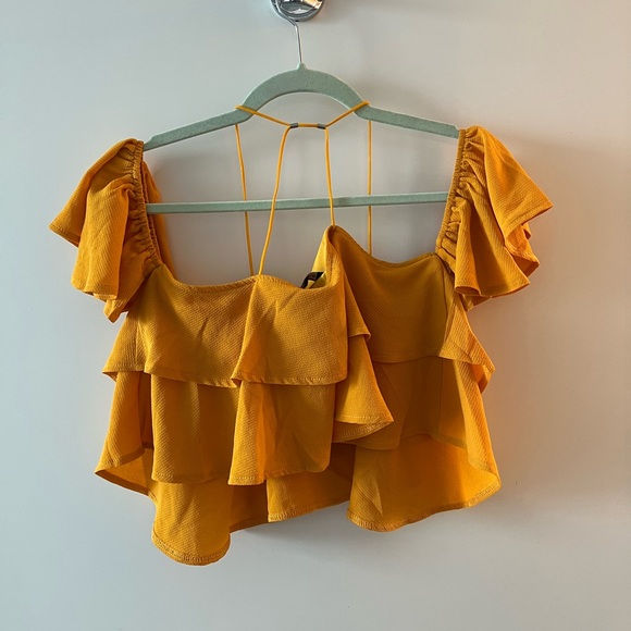 FASHIONNOVA - orange top - Picture 2 of 5